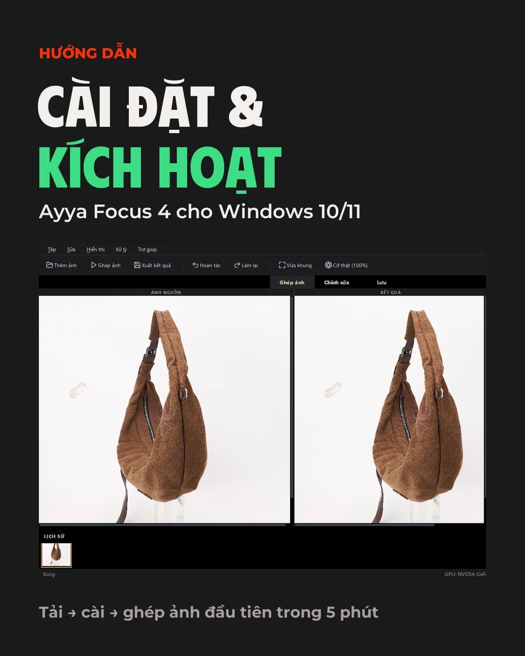 Hướng dẫn cài đặt & kích hoạt Ayya Focus 4 trên Windows